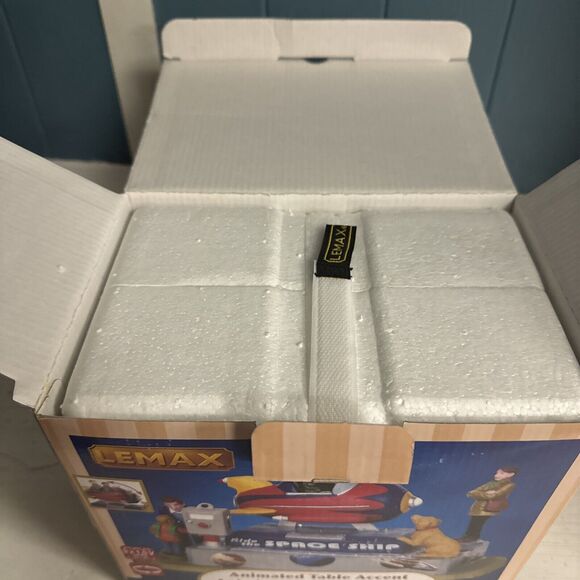 Lemax Rocket Ride The Space Ship Carnival Village #14341 RARE Brand New *READ - Picture 5 of 9
